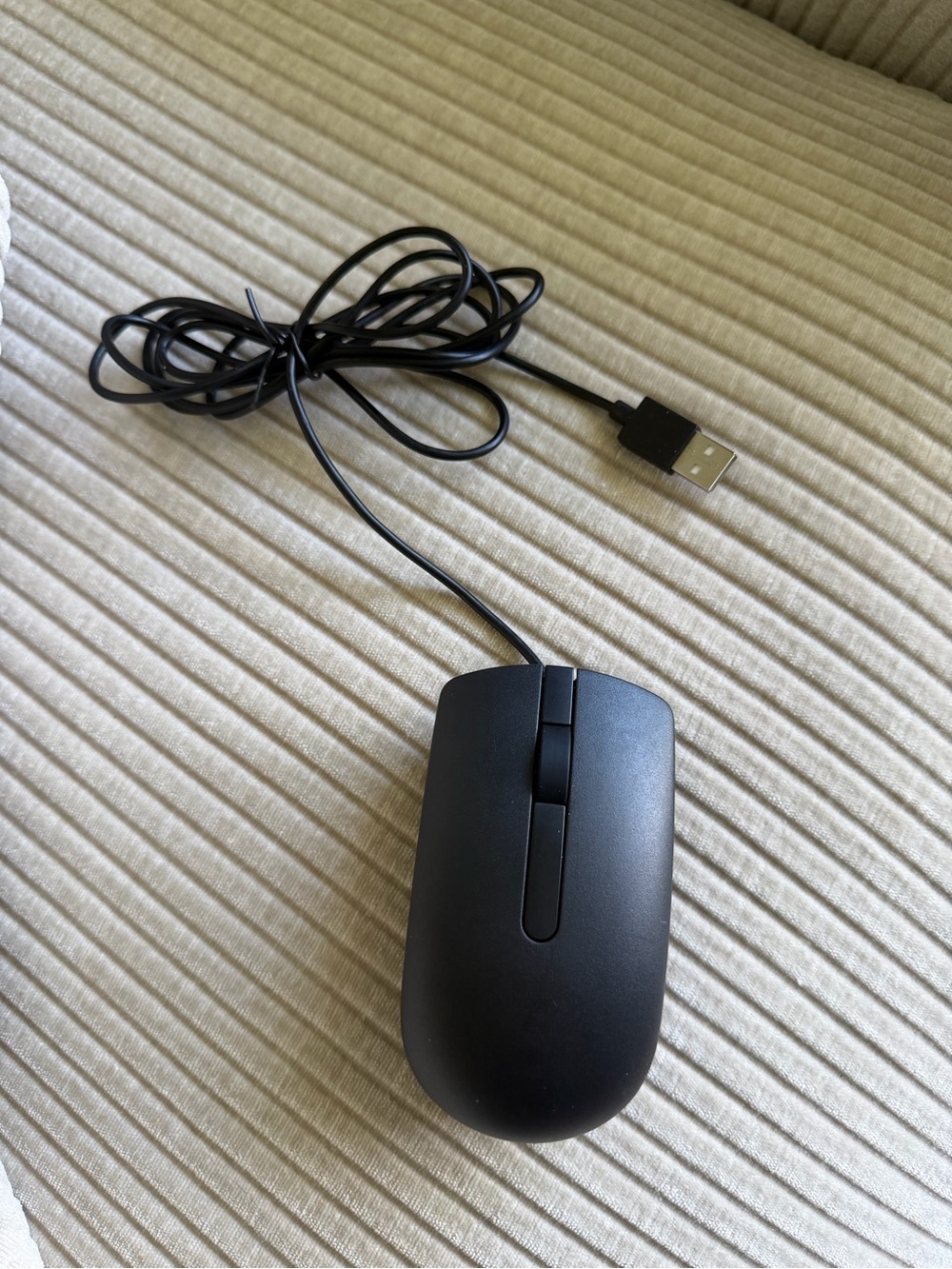 Dell Black Wired USB Optical Mouse